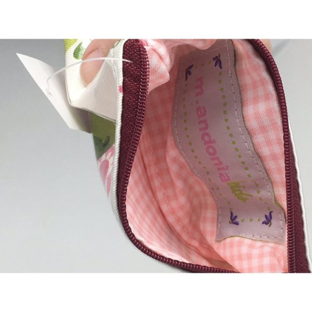 M Andonia Little Girls Mini Flat Tote Purse Owl Print and Swarovski Cystals NEW - Picture 3 of 3